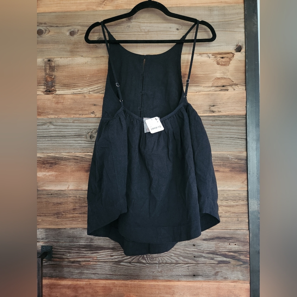 NWT FREE PEOPLE Tabea Babydoll Tank & Short Set Linen Blend!! Size M - Picture 7 of 10